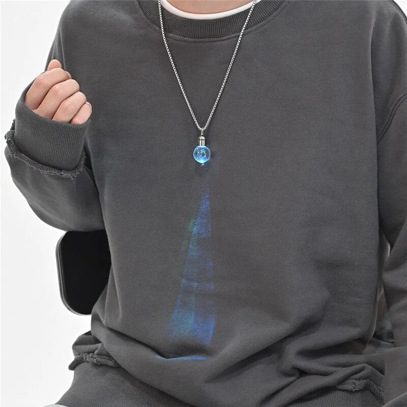 Glowing Luminous Constellations Bulb Pendant Necklaces