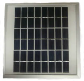 GPET12-2 - SOLAR PANEL 12V 250MA 3W 7X7IN FRAME BOX GLASS