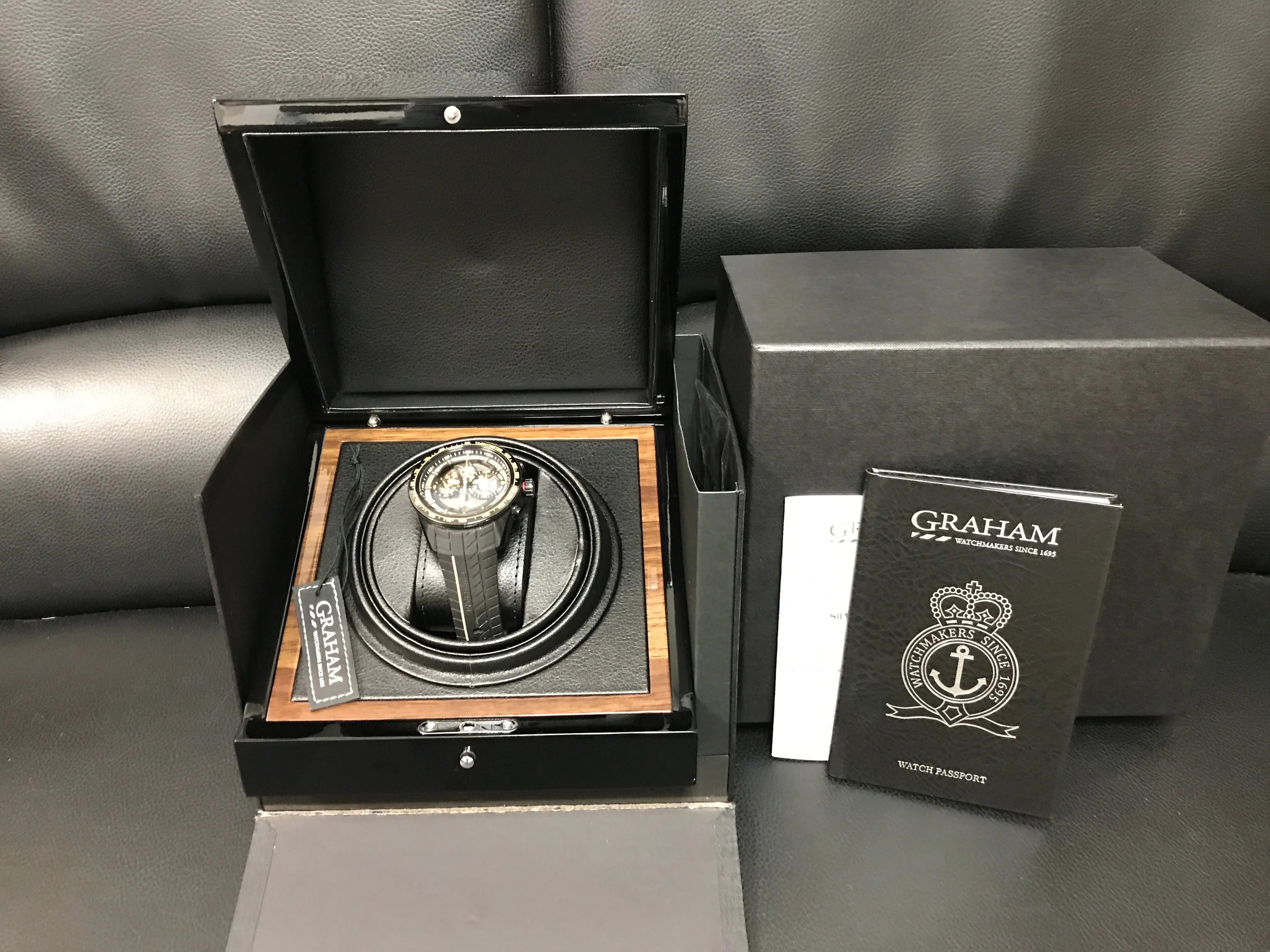 Graham  Silverstone RS Skeleton L.E 250pcs 2STAB.B09A Black Dial Automatic Men's Watch