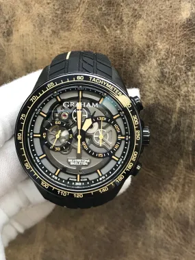Graham  Silverstone RS Skeleton L.E 250pcs 2STAB.B09A Black Dial Automatic Men's Watch
