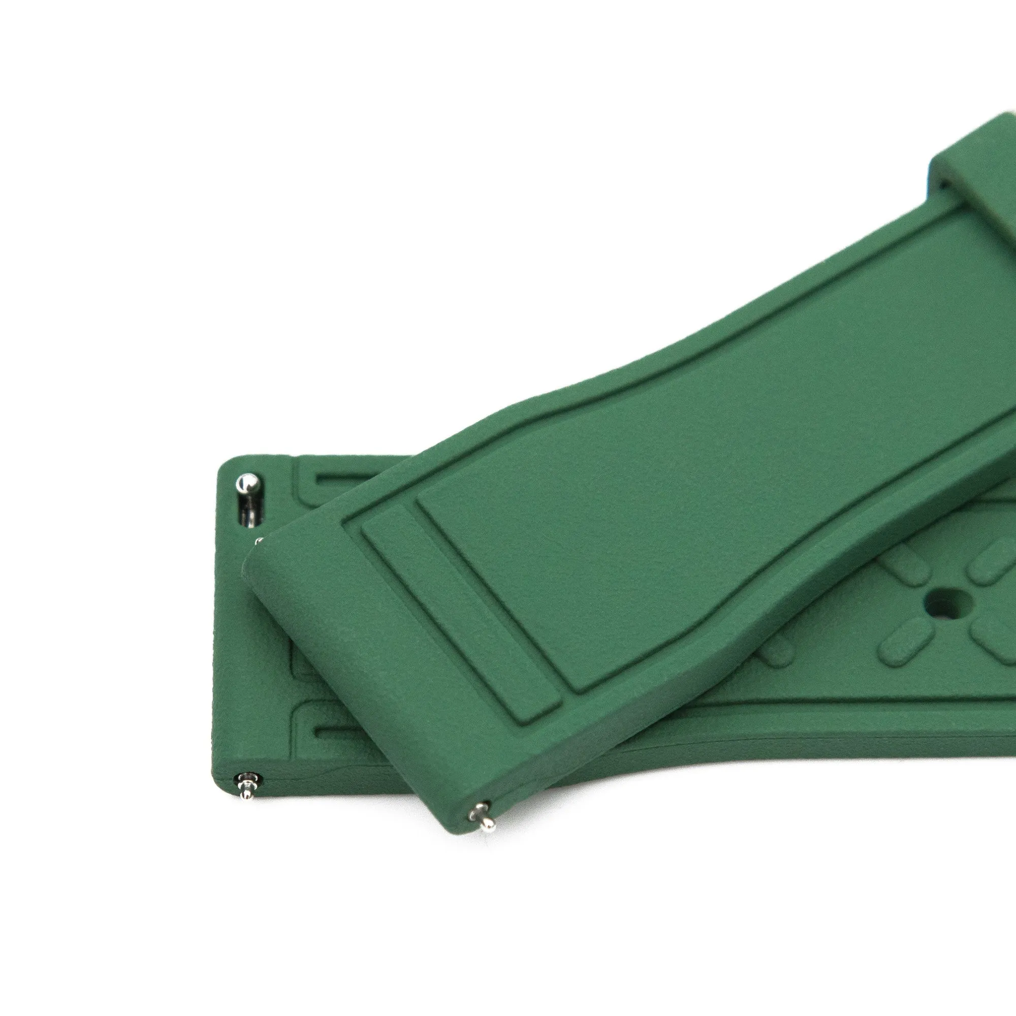 Green Pilot FKM Quick Release rubber strap