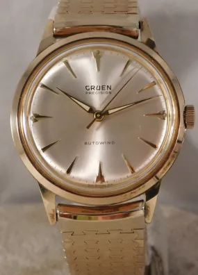 Gruen Precision (New In Box) Vintage 1960's Automatic Mens Watch....34mm