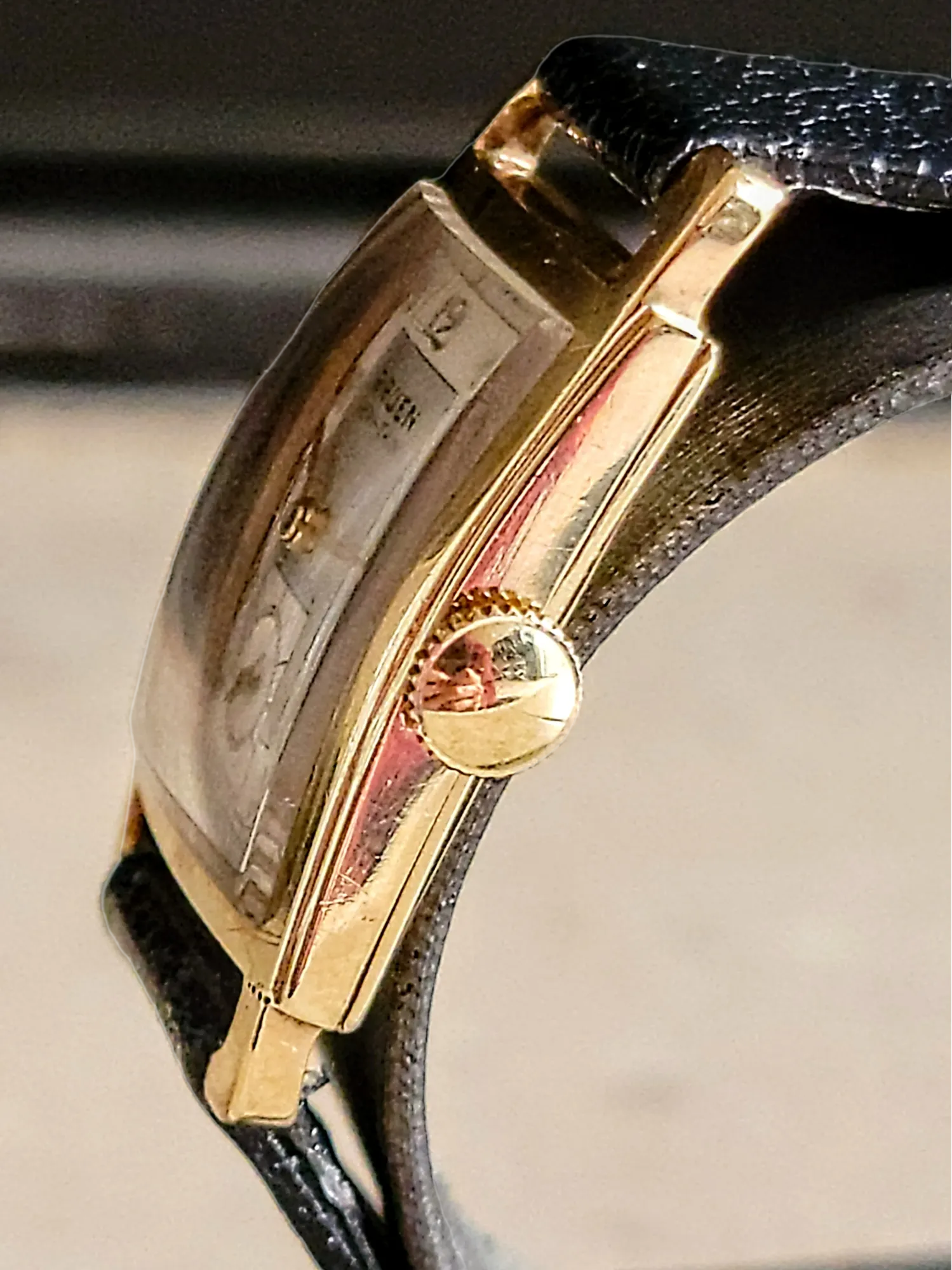 GRUEN Veri-Thin Precision Watch 14K GOLD 17 Jewels Cal. 430