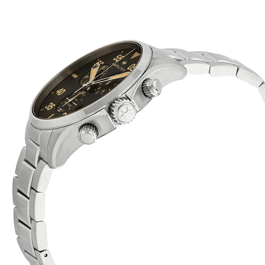 Hamilton Khaki Pilot Black Dial Stainless Steel Men's Watch H76722131