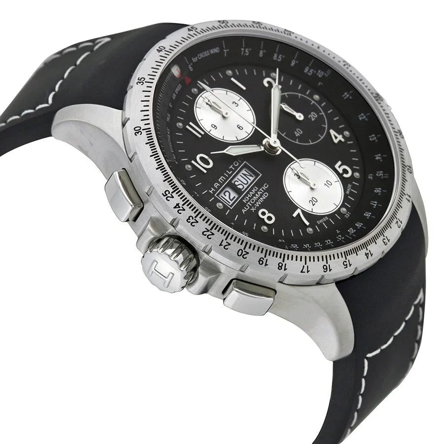 Hamilton X-Wind Black Dial Automatic Chronograph Men's Watch H77616333