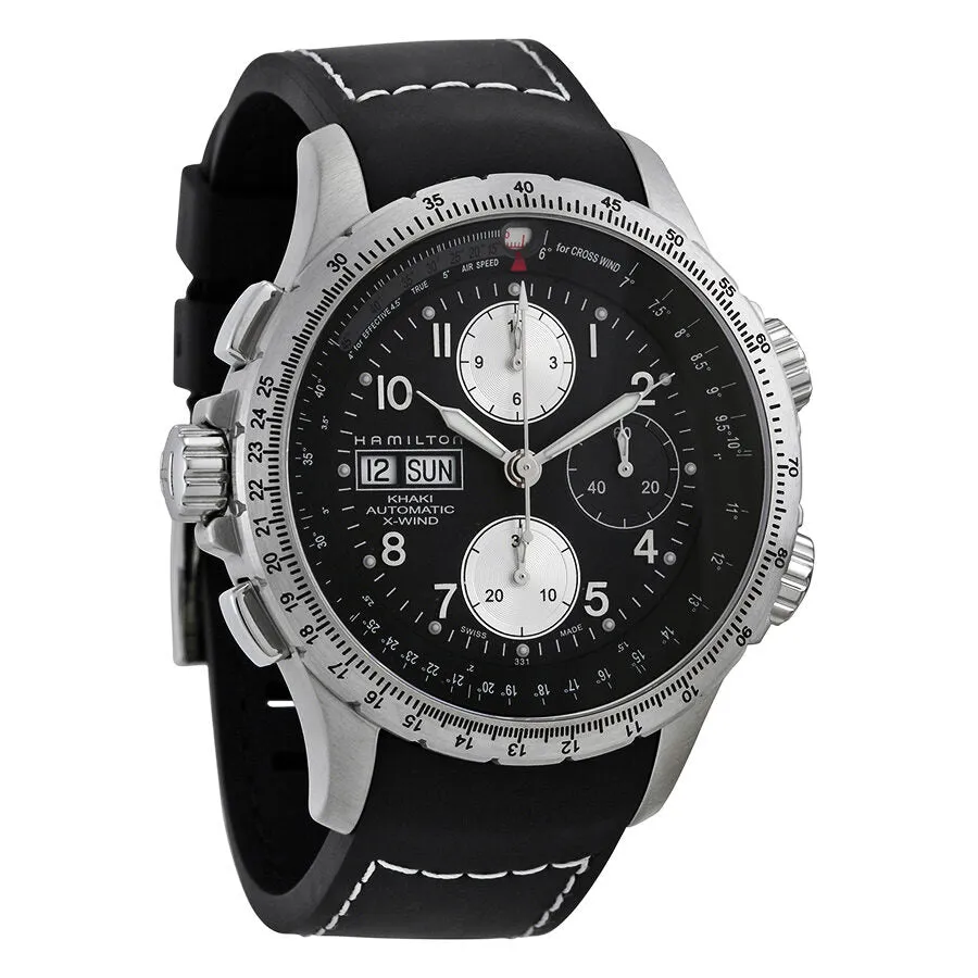 Hamilton X-Wind Black Dial Automatic Chronograph Men's Watch H77616333