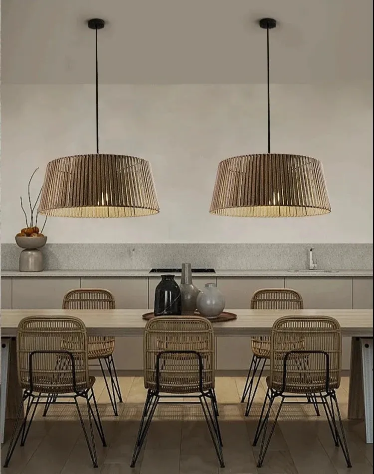 Handmade Woven Pendant Lamp