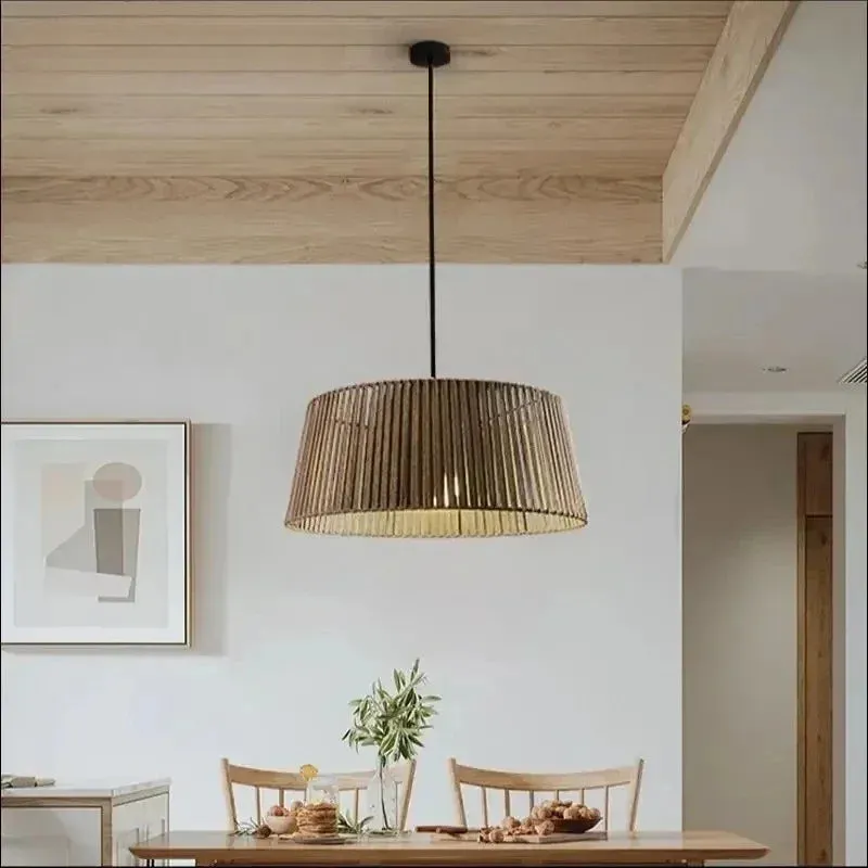 Handmade Woven Pendant Lamp