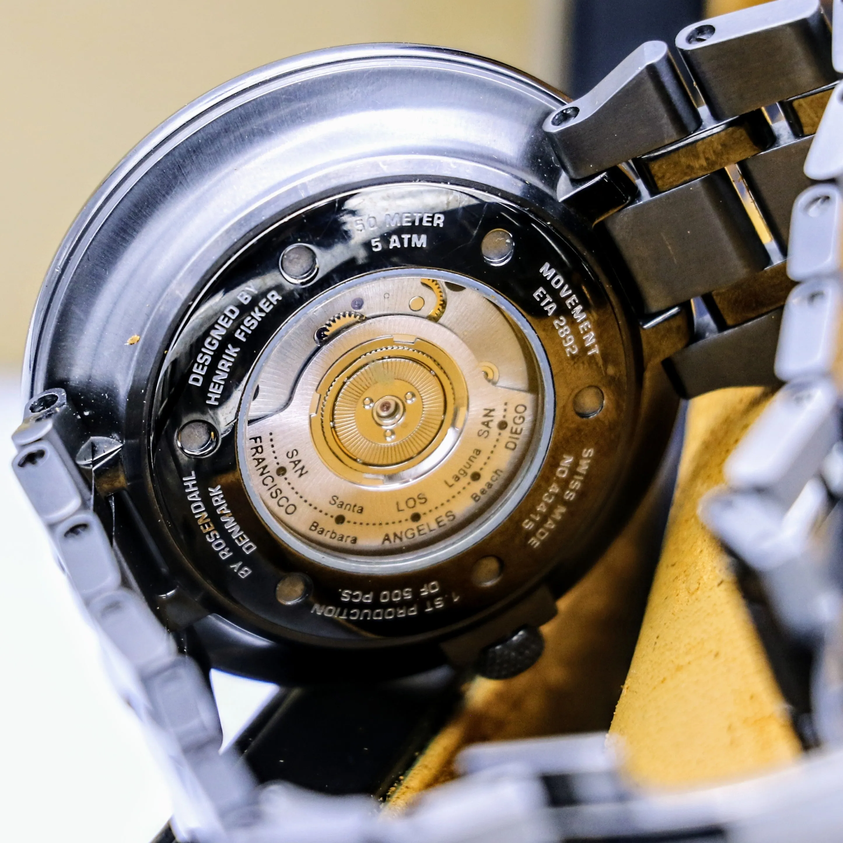 HENRIK FISKER PCH Wristwatch by Rosendahl Automatic Watch Box & Papers