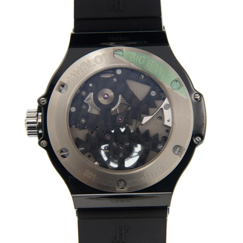 Hublot Big Bang Tourbillon Black Diamond Dial Men's Watch 305.CD.0002.RX.1900