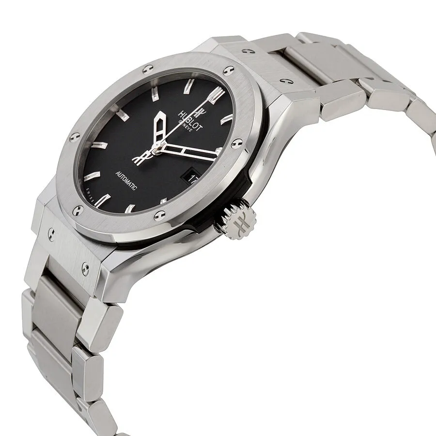 Hublot Classic Fusion Black Dial Titanium Automatic Men's Watch 542.NX.1170.NX