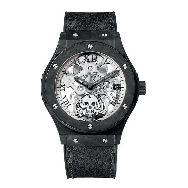 Hublot Classic Fusion Tourbillon Skull Dial Skeleton Automatic Men's Watch 505.UC.0170.VR.SKULL