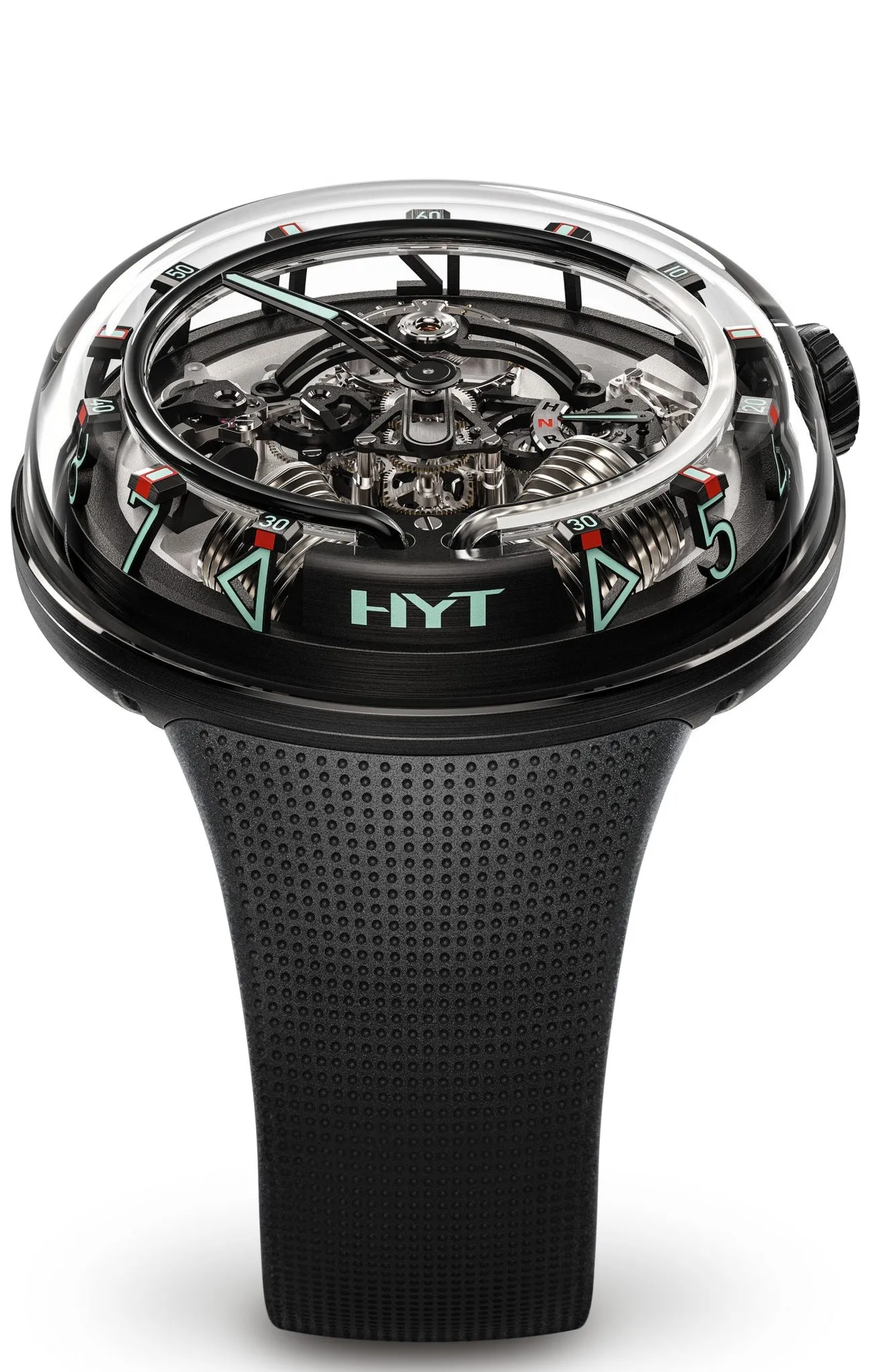 HYT Watches H2.0 Silver Black Limited Edition