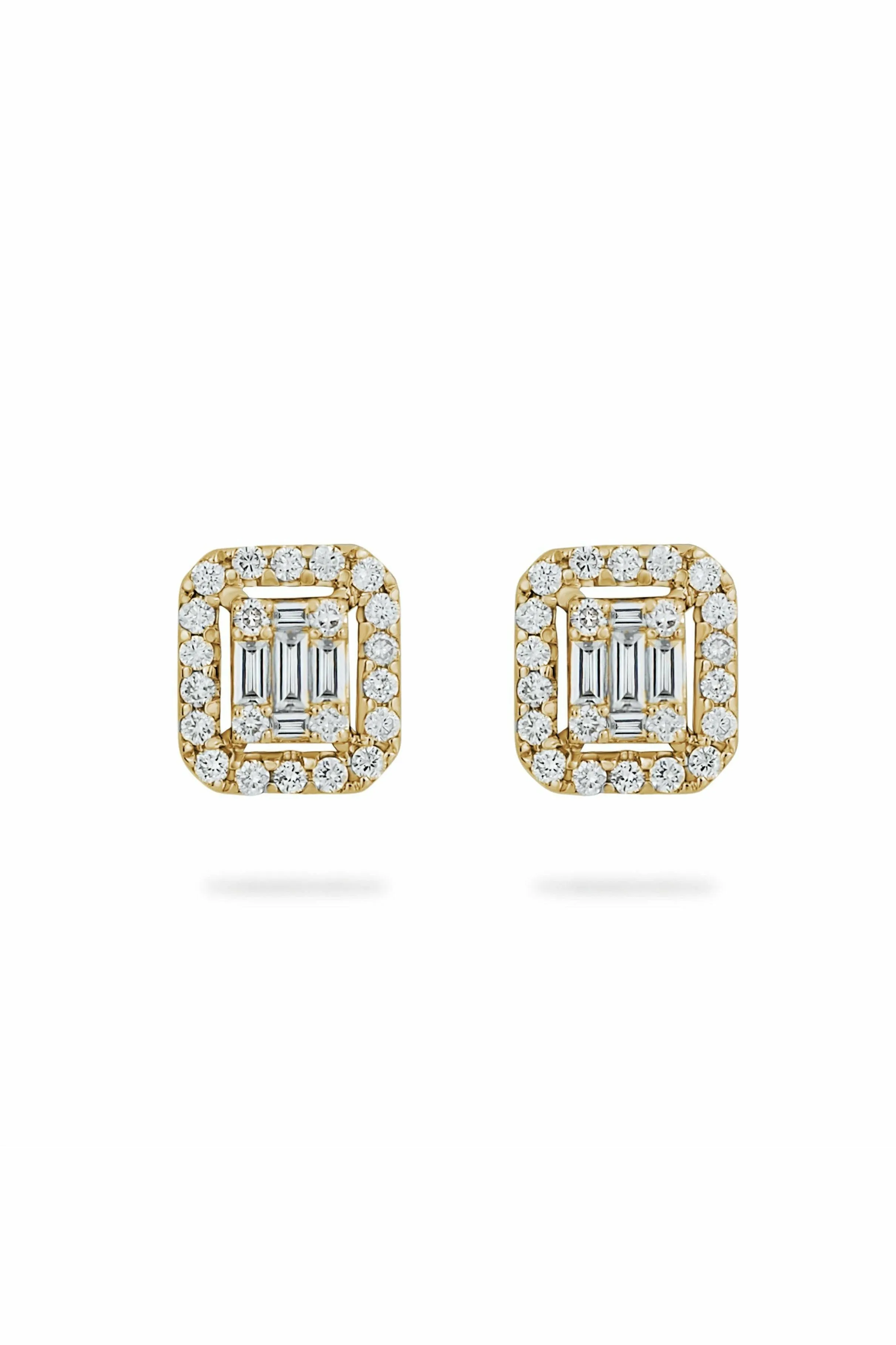 illusion diamond stud with halo