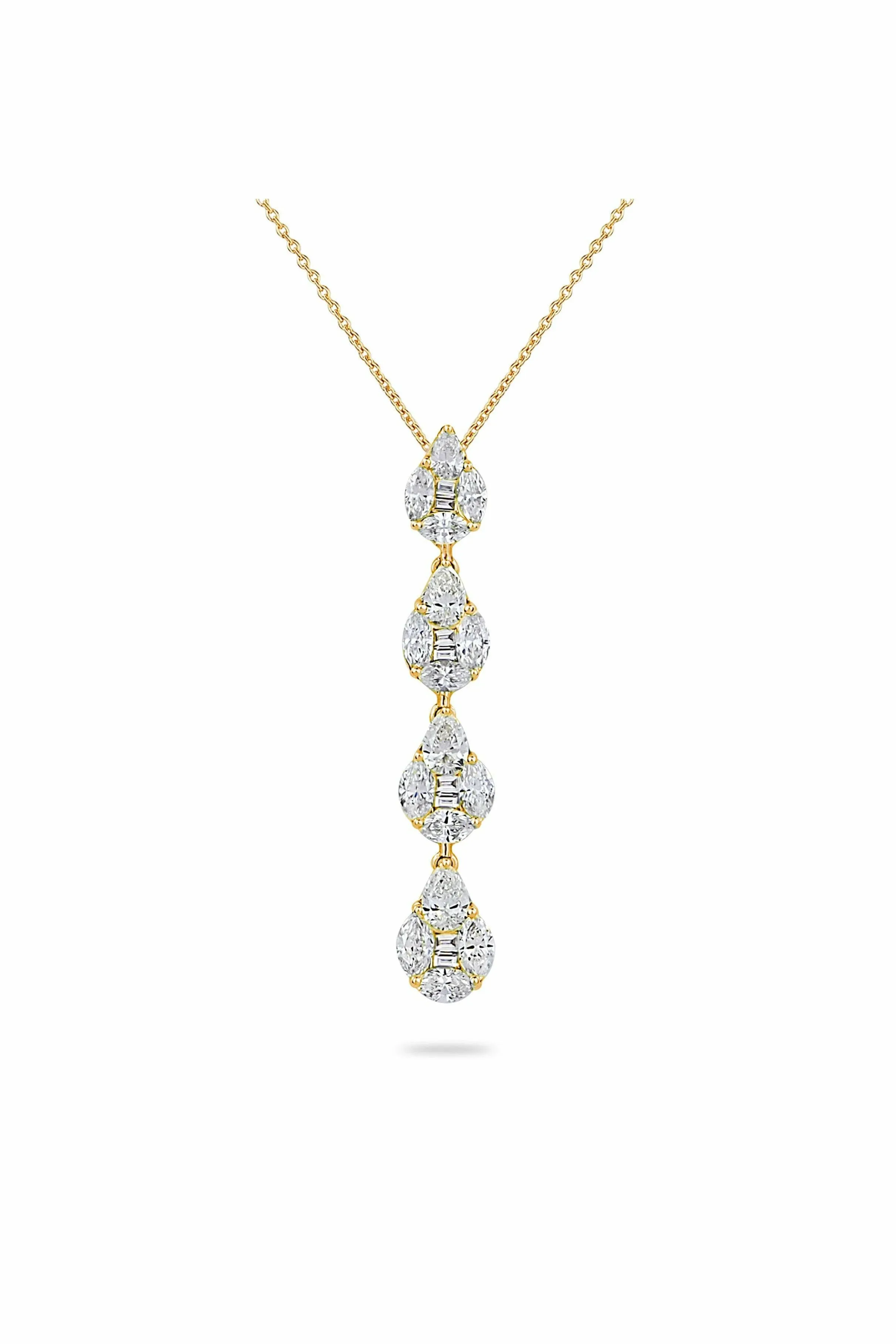 illusion pear quadruple tier