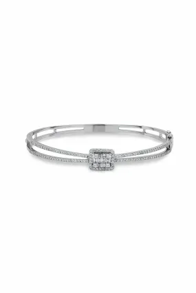 illusion square bangle