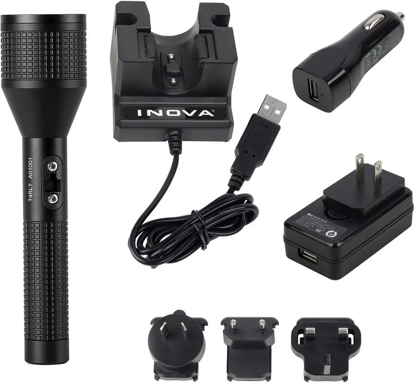 Inova T4R Long Throw Rechargeable Tactical Flashlight
