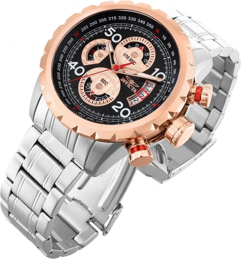 Invicta Aviator Chronograph Black Dial Men's Watch 28147