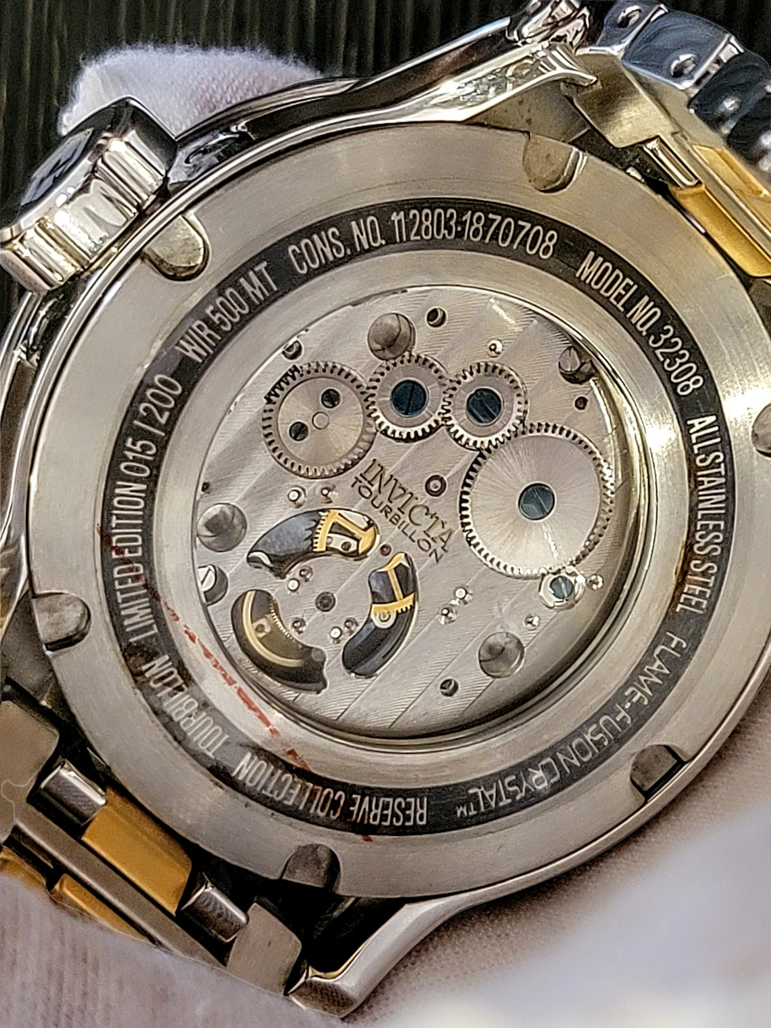 Invicta Subaqua TOURBILLON Limited Edition Mechanical Watch - Model 32308