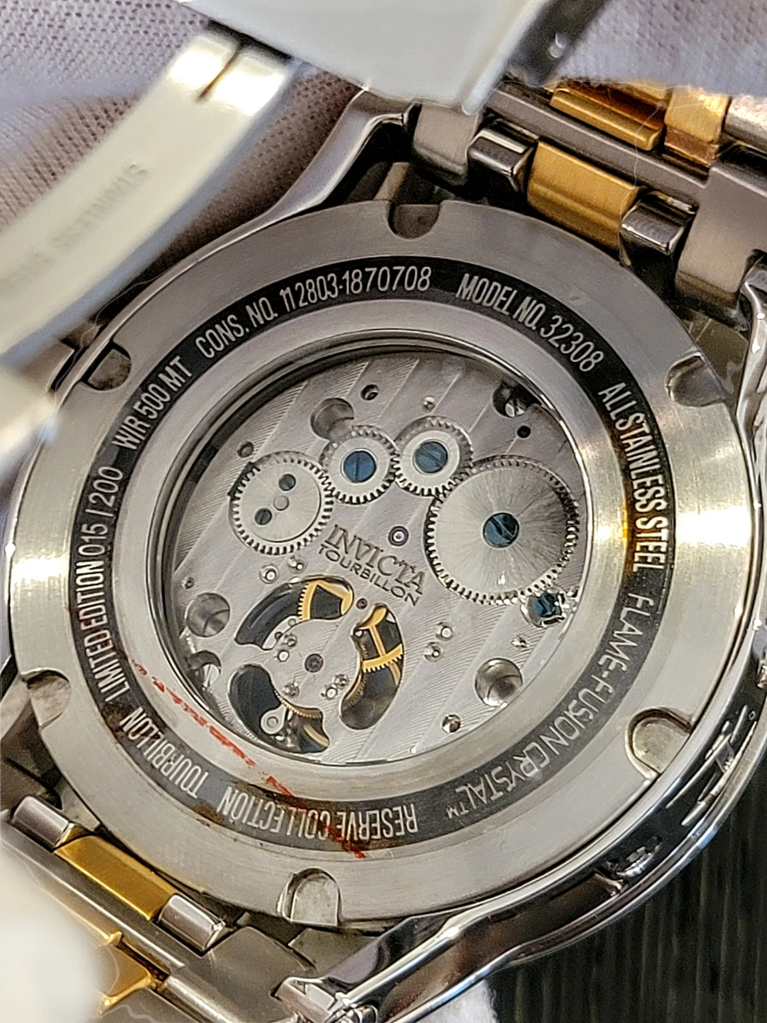 Invicta Subaqua TOURBILLON Limited Edition Mechanical Watch - Model 32308