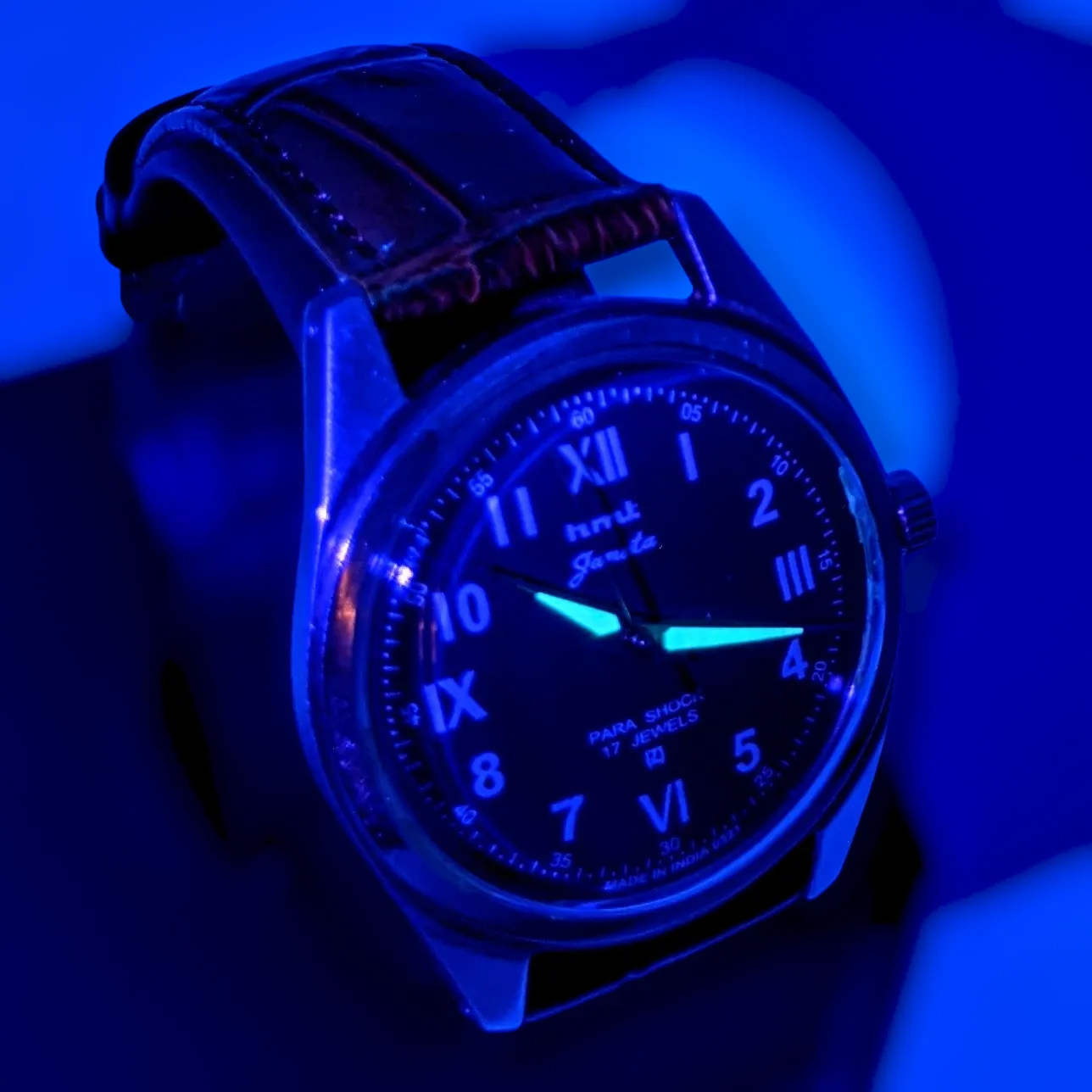 Janata Watch Roman & Arabic Numerals 17 Jewels Cal. 0231 Wristwatch