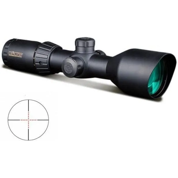 Konuspro T30 3-12x50 Engraved Mil Dot Rifle Scope