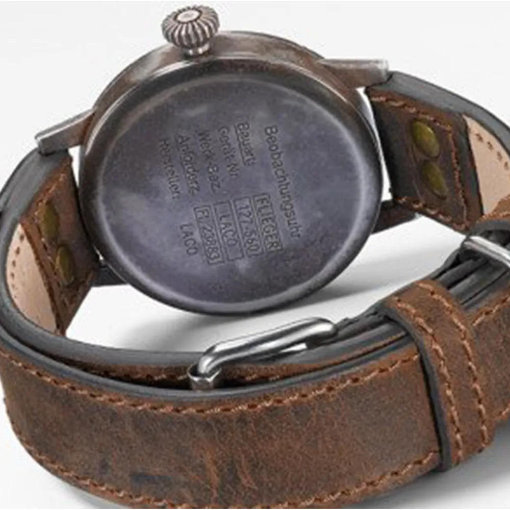 LACO PILOT WATCH ORIGINAL FLORENZ ERBSTÜCK 42 MM HANDWINDING