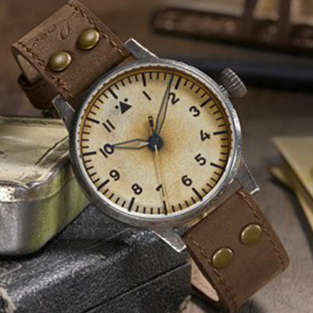 LACO PILOT WATCH ORIGINAL FLORENZ ERBSTÜCK 42 MM HANDWINDING