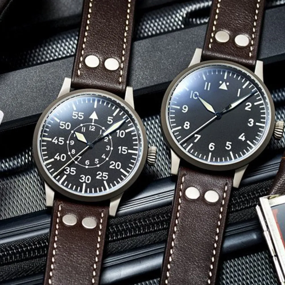 LACO PILOT WATCH ORIGINAL MÜLHEIM AN DER RUHR 39 MM HANDWINDING