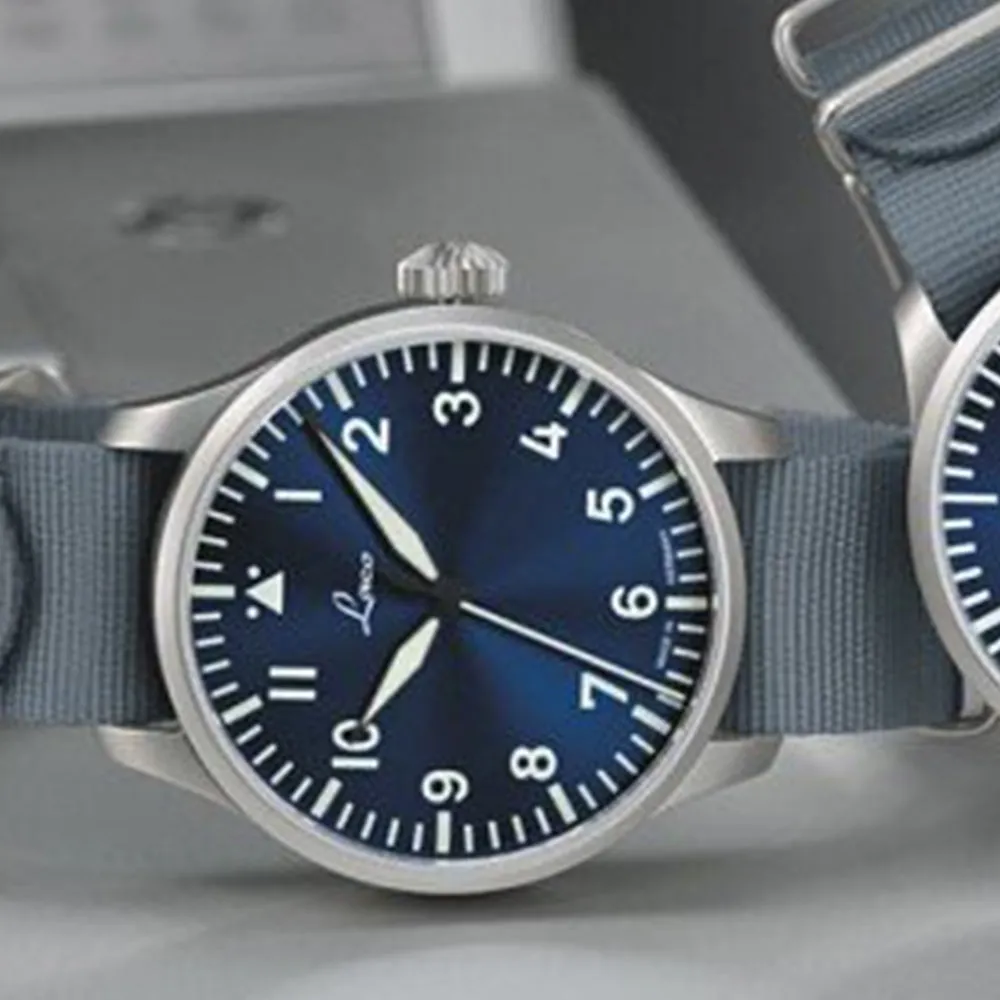 LACO PILOT WATCHES BASIC AACHEN BLAUE STUNDE 42 MM AUTOMATIC