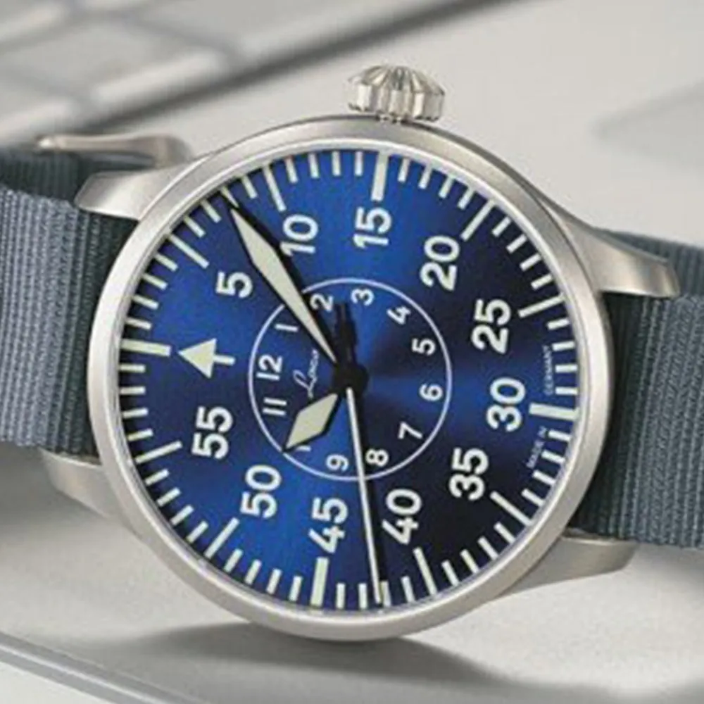 LACO PILOT WATCHES BASIC AACHEN BLAUE STUNDE 42 MM AUTOMATIC
