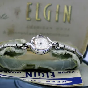 Ladies ELGIN Wristwatch 1960s American Grade 832 19 Jewels Vintage Watch - IN BOX!