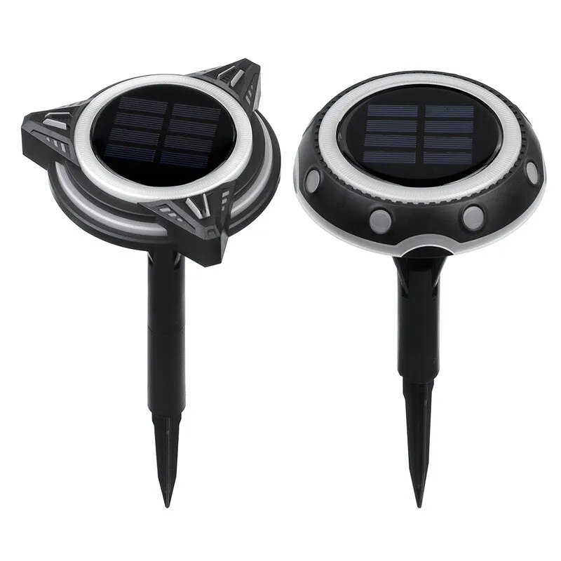 LED Solar Underground Lights - Waterproof Outdoor Garden Decoration, Plastic Lawn Landscape Lighting