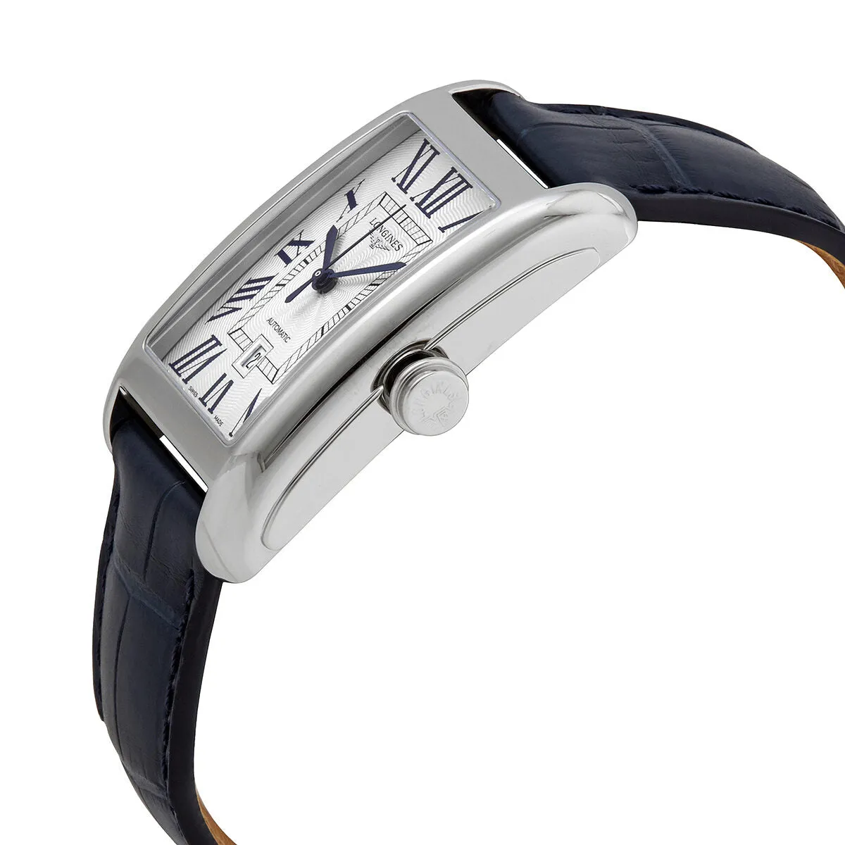 Longines Automatic Silver Dial Blue Leather Men's Watch L5.757.4.71.9