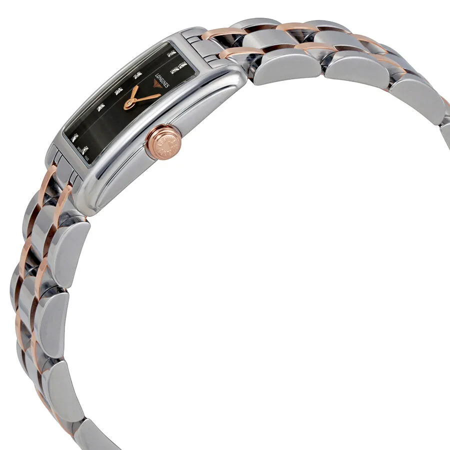 Longines DolceVita Black Dial Diamond Ladies Watch L52585577