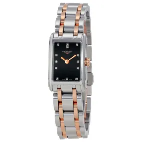 Longines DolceVita Black Dial Diamond Ladies Watch L52585577