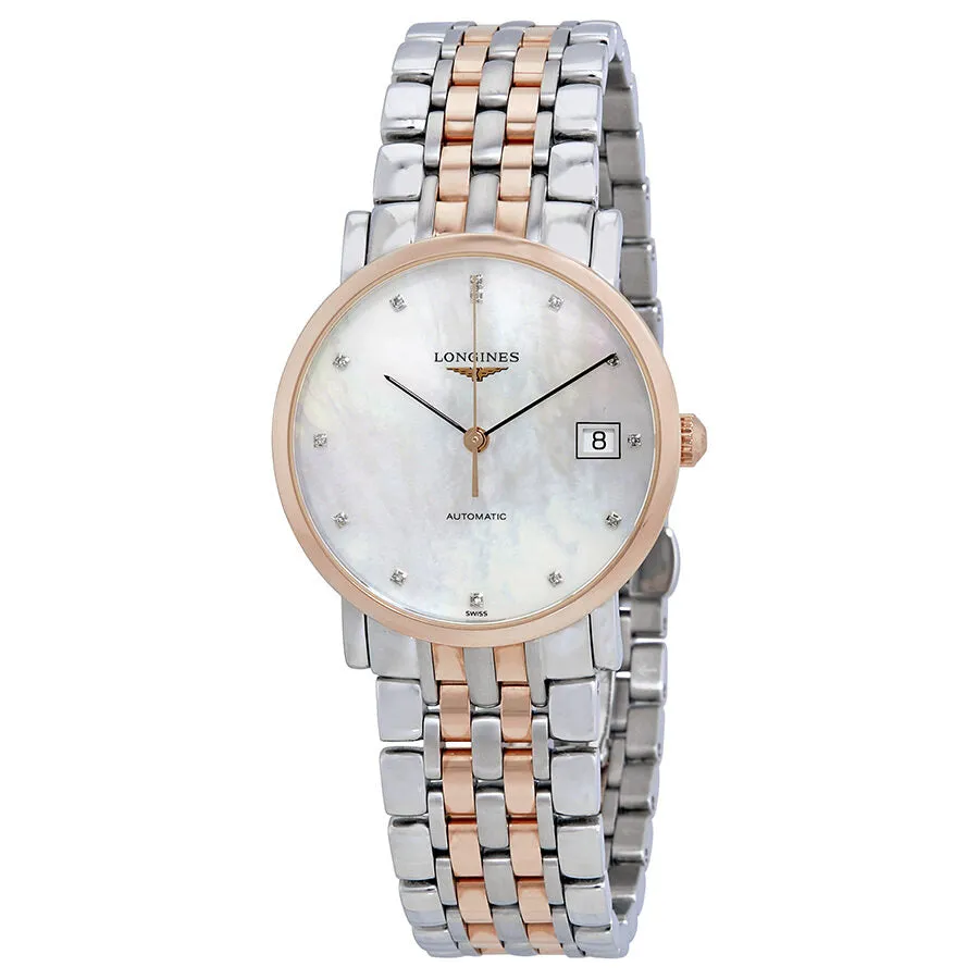 Longines Elegant Mother Of Pearl Dial Ladies Watch L48095877