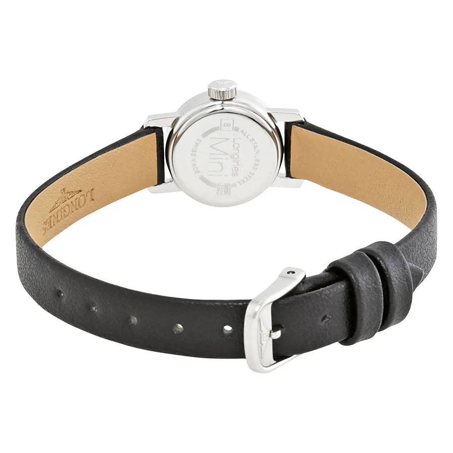 Longines Mini Black Dial Diamond Ladies Watch L23030572