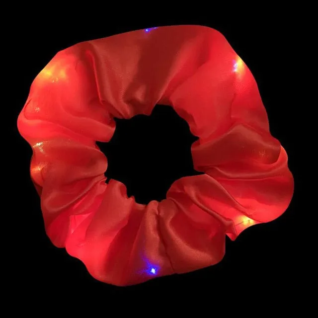 Luminous LED Hair Scrunchie