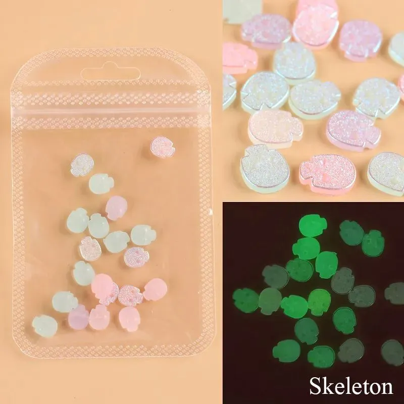 Luminous Nail Art Decoration Charms Bag