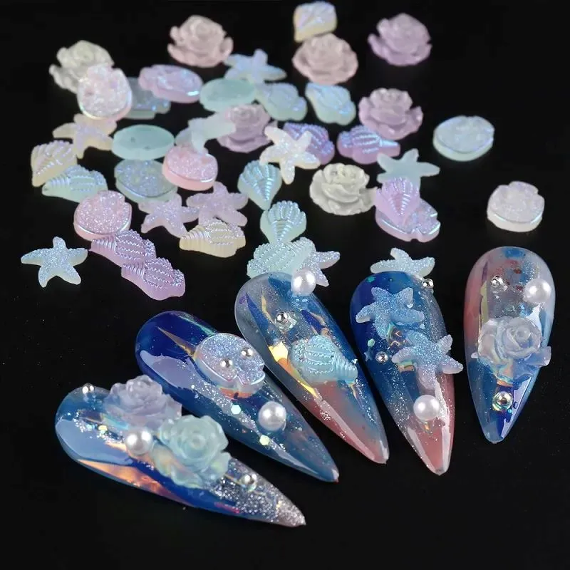 Luminous Nail Art Decoration Charms Bag