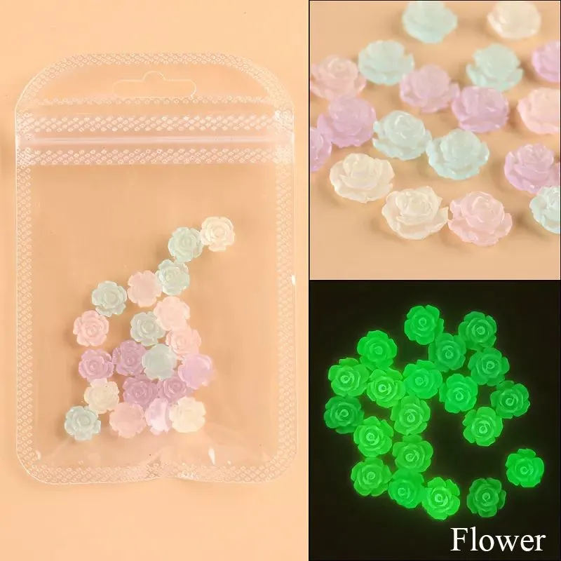 Luminous Nail Art Decoration Charms Bag