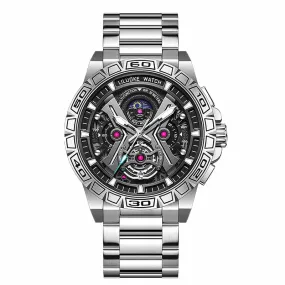  Automatic Movement Leather Strap Watch