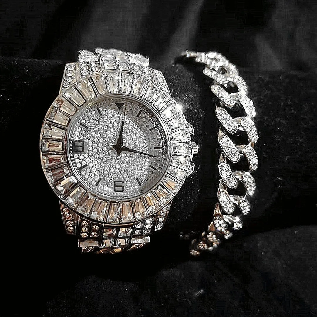Luxury Diamond Watch Set