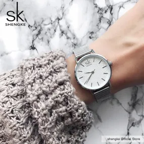 Luxury Slim Stainless Steel Women's Watch