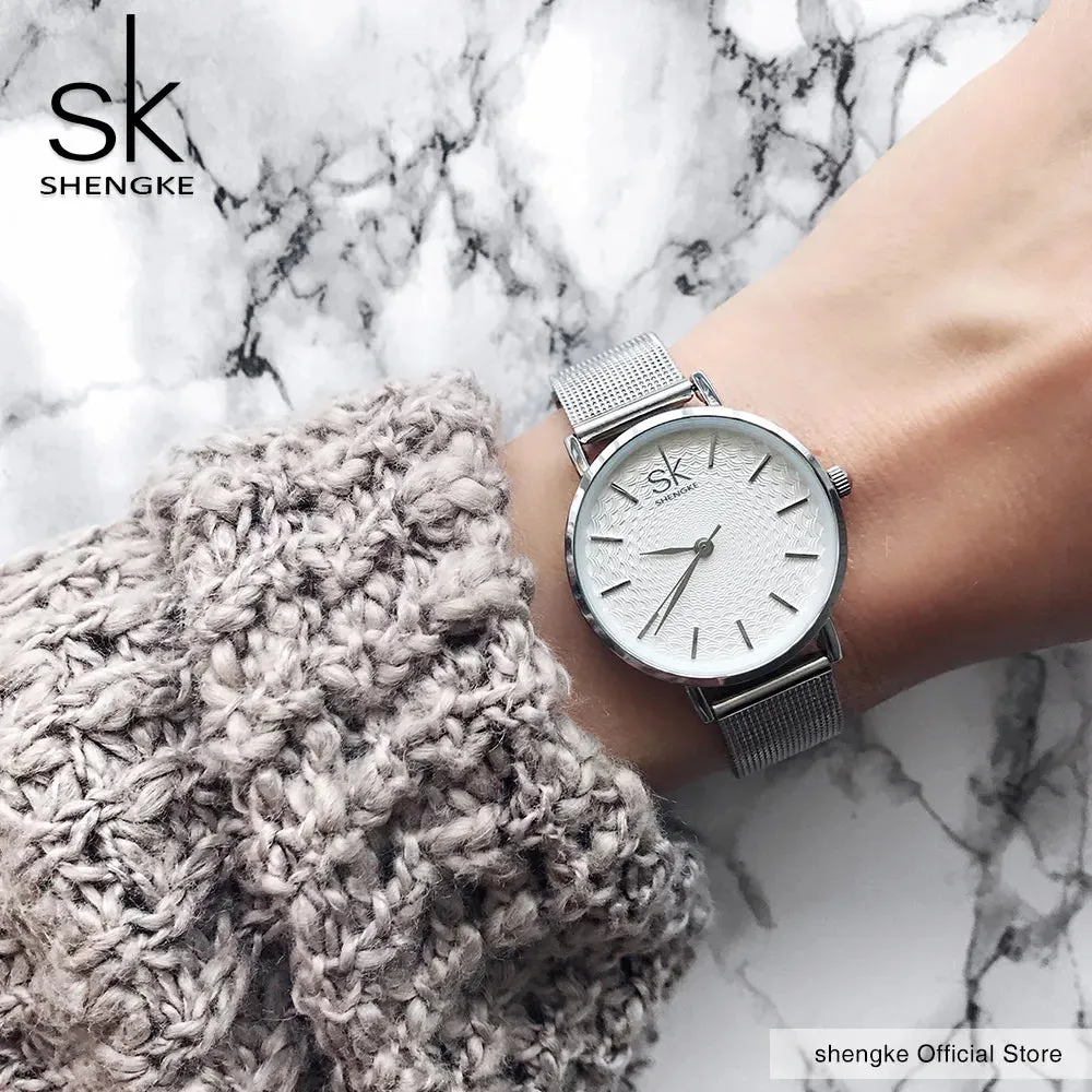 Luxury Slim Stainless Steel Women's Watch