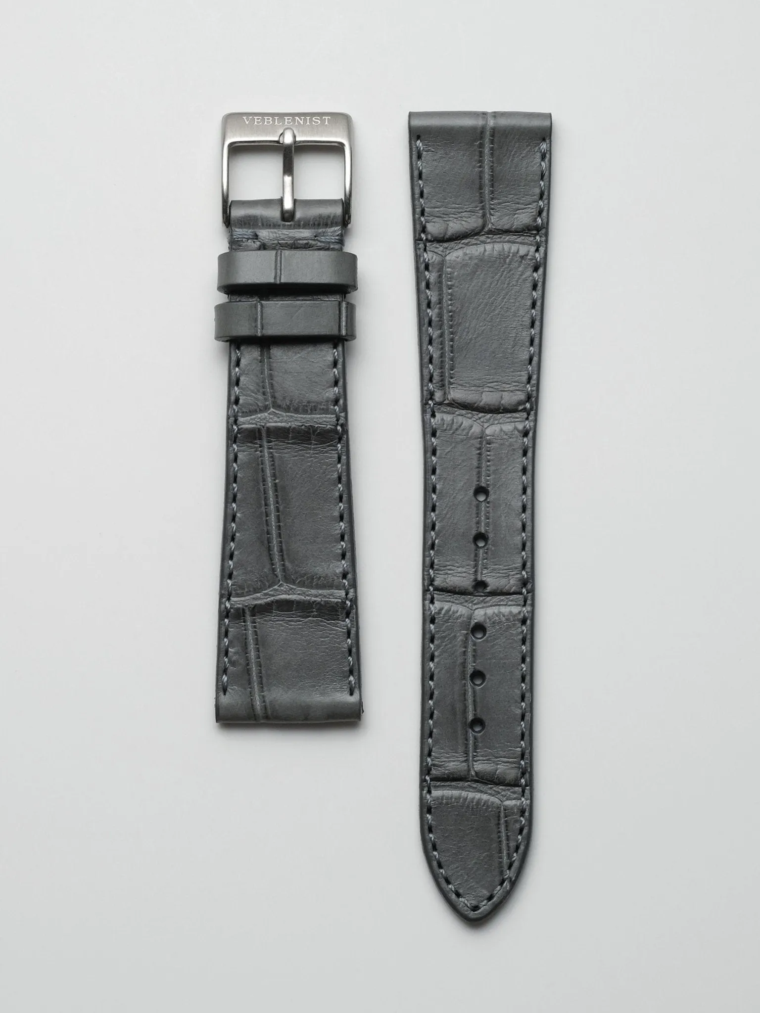 Matte Grey Alligator
