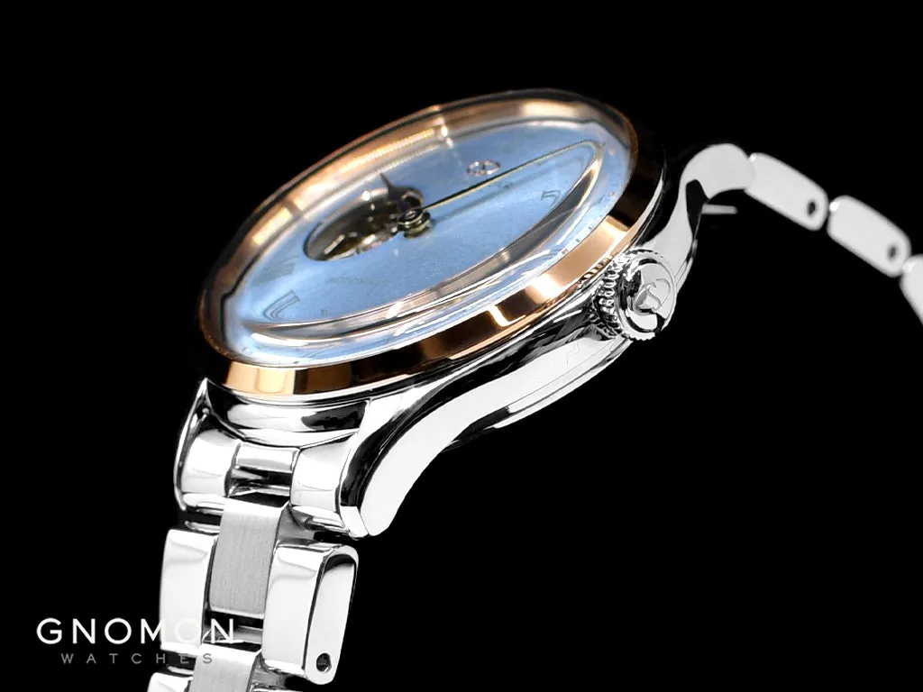 Mechanical Classic Semi Skeleton Ladies Light Blue - Ltd Ed 400pcs Ref. RE-ND0020L