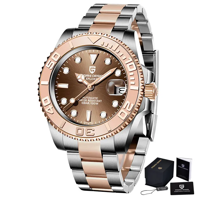Men Automatic Watch Sapphire Luxury Mechanical Wristwatch