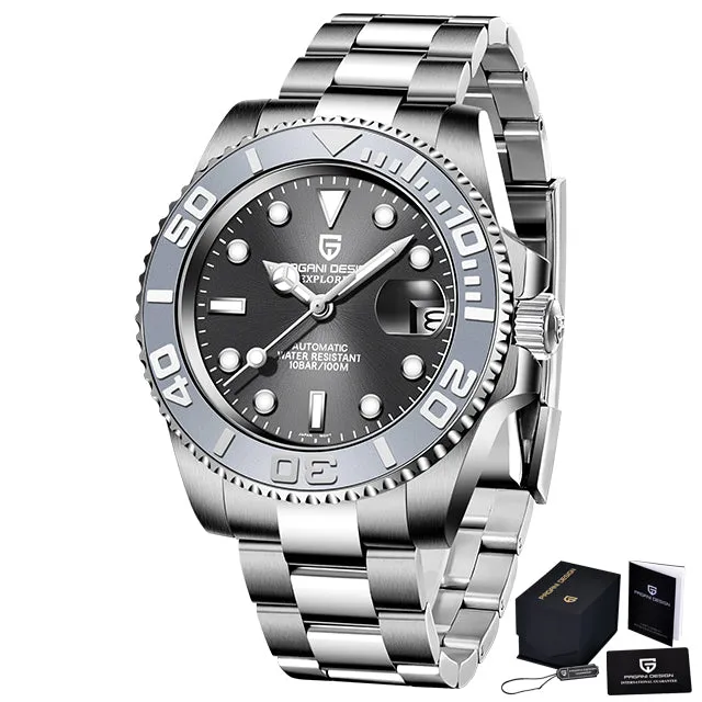 Men Automatic Watch Sapphire Luxury Mechanical Wristwatch